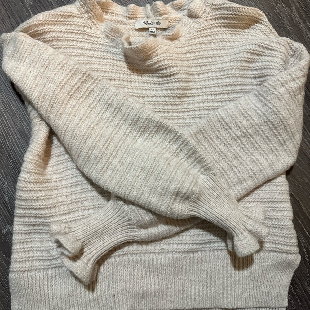 Madewell cream sweater